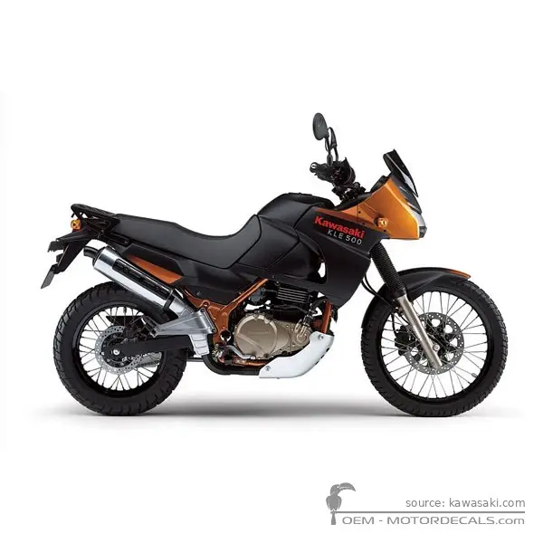 Kawasaki KLE 500 2005 - Metallic Flat Spark Black