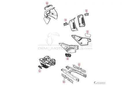 Kawasaki KLR650 1987 - White