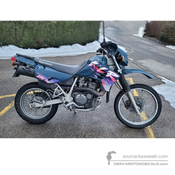 Kawasaki KLR650 1995 - Zielony - Green