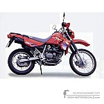 Kawasaki KLR650 1995 - Rot