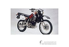 Stickers voor Kawasaki KLR650 1998 - Rood • Kawasaki OEM Stickers