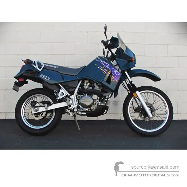 Kawasaki KLR650 1999 - Zielony - Green
