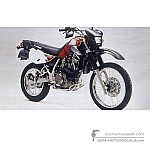 Kawasaki KLR650 1999 - Red
