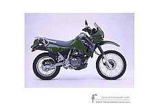 Stickers voor Kawasaki KLR650 2000 - Groen • Kawasaki OEM Stickers