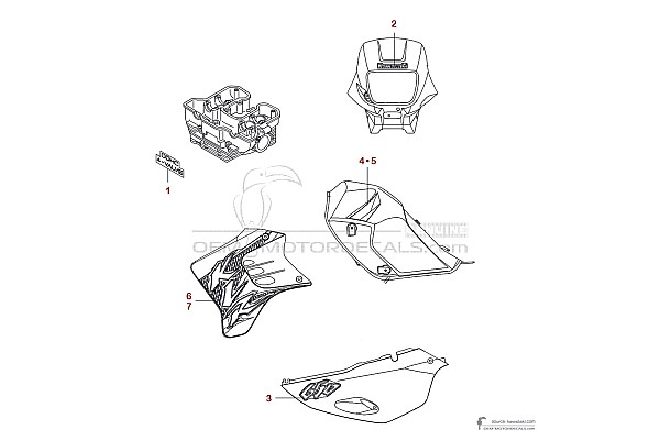Kawasaki KLR650 2002 - Zilver