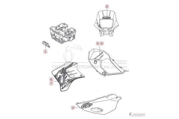 Kawasaki KLR650 2002 - Silber