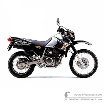 Kawasaki KLR650 2004 - Srebrny - Galaxy Silver Type 2