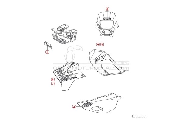 Kawasaki KLR650 2004 - Zilver