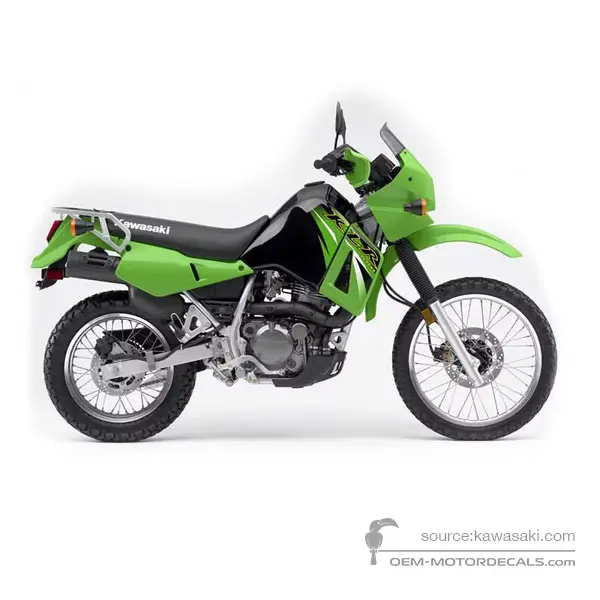 Kawasaki KLR650 2006 - Zielony - Candy Lime Green