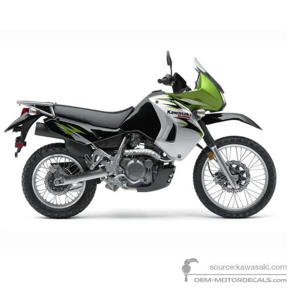 Kawasaki KLR650 2008 - Zielony - Candy Lime Green
