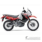 Kawasaki KLR650 2008 - Czerwony