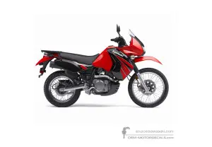 Pegatinas para Kawasaki KLR650 2009 - Rojo • Kawasaki Pegatinas OEM