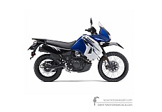 Autocollants pour Kawasaki KLR650 2012 - Bleu • Kawasaki Autocollants OEM
