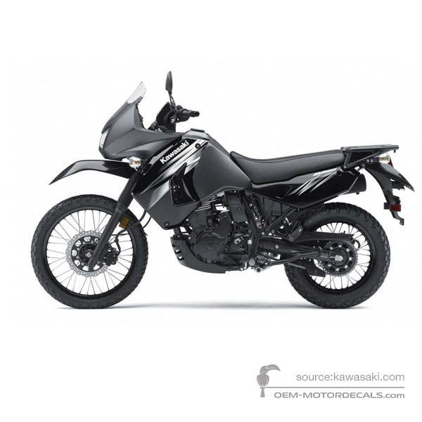 Autocollants pour Kawasaki KLR650 2012 - Ebony • Kawasaki Autocollants OEM