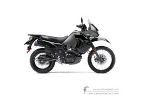 Autocollants pour Kawasaki KLR650 2015 - Ebony • Kawasaki Autocollants OEM