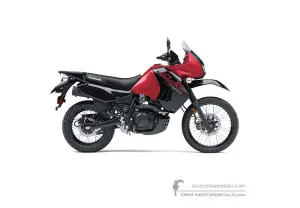 Decals for Kawasaki KLR650 2017 - Red • Kawasaki OEM Decals