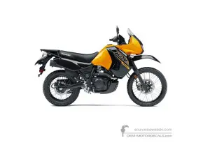 Stickers voor Kawasaki KLR650 2018 - Geel • Kawasaki OEM Stickers
