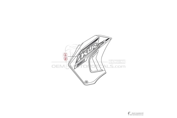 Kawasaki KLR650 2018 - Geel
