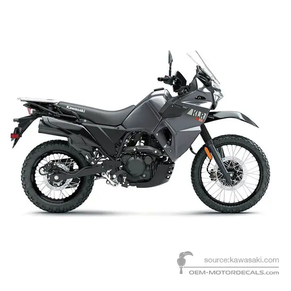 Kawasaki KLR650 2023 - Szary - Pearl Storm Gray