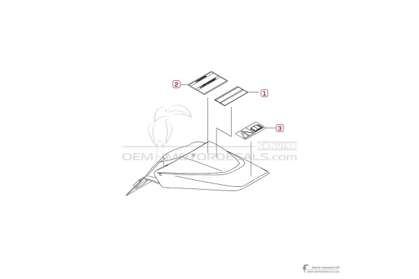 Kawasaki KLX110 2003 - Caution labels