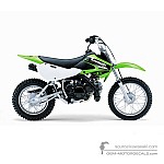 Kawasaki KLX110 2005 - Grün