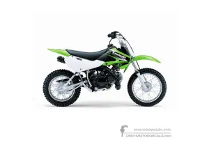 Decals for Kawasaki KLX110 2005 - Green • Kawasaki OEM Decals