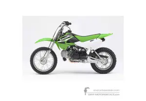 Stickers voor Kawasaki KLX110 2006 - Groen • Kawasaki OEM Stickers