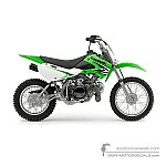 Kawasaki KLX110 2008 - Grün