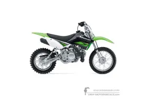 Adesivi per Kawasaki KLX110 2010 - Verde • Kawasaki Adesivi OEM
