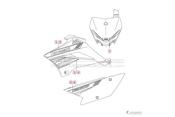 Kawasaki KLX110 2012 - Groen