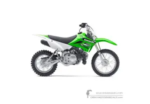 Stickers voor Kawasaki KLX110 2013 - Groen • Kawasaki OEM Stickers