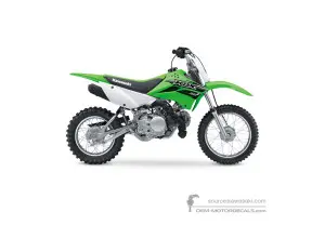 Aufkleber für Kawasaki KLX110 2016 - Grün • Kawasaki OEM-Aufkleber