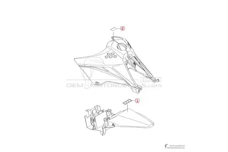 Kawasaki KLX110 2018 - Caution labels