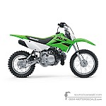 Kawasaki KLX110R 2022 - Grün