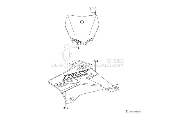 Kawasaki KLX110R 2022 - Zielony