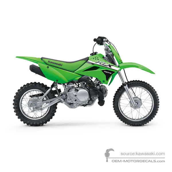 Kawasaki KLX110R 2023 - Grün - Lime Green