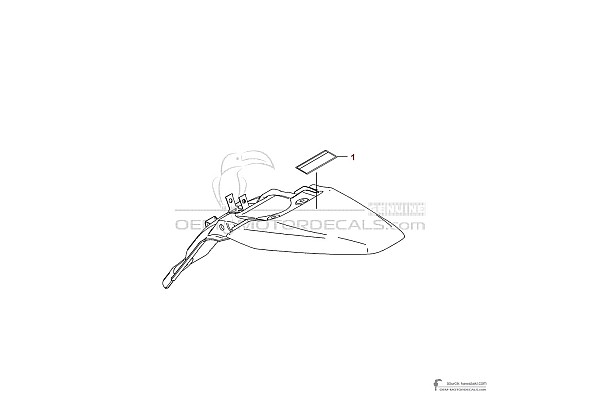 Kawasaki KLX140 2008 - Etichette di avvertenza