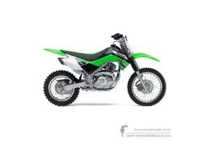 Decals for Kawasaki KLX140 2011 - Green • Kawasaki OEM Decals
