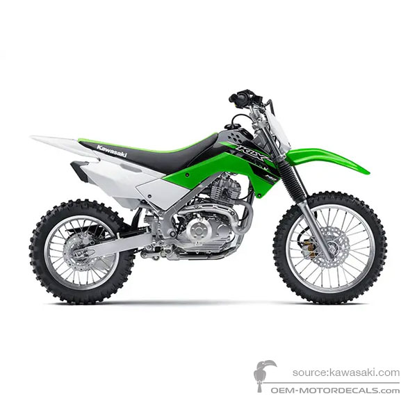 Aufkleber für Kawasaki KLX140 2015 - Grün • Kawasaki OEM-Aufkleber