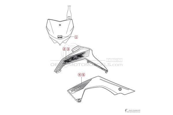 Kawasaki KLX140 2020 - Vert