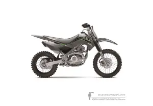 Decals for Kawasaki KLX140R 2025 - Gray • Kawasaki OEM Decals