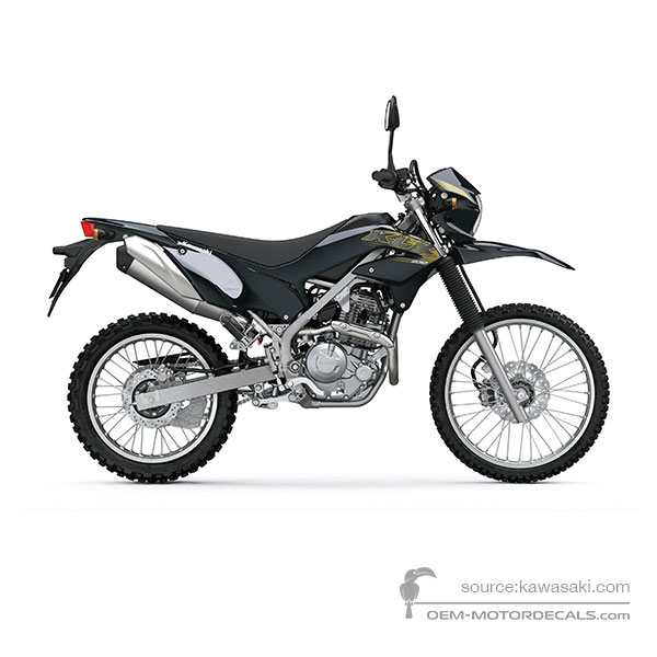 Pegatinas para Kawasaki KLX230 2020 - Negro • Kawasaki Pegatinas OEM
