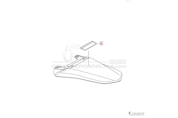 Kawasaki KLX230 2020 - Caution labels