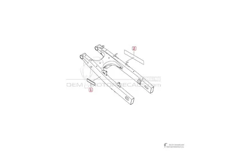 Kawasaki KLX230 2021 - Caution labels