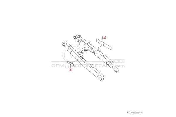 Kawasaki KLX230 2021 - Caution labels
