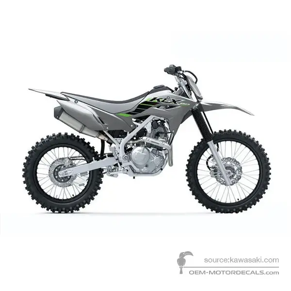 Kawasaki KLX230R 2025 - Gris - Battle Gray