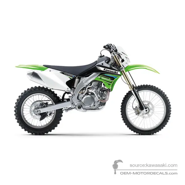 Kawasaki KLX450R 2012 - Verde - Lime Green