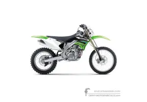 Decals for Kawasaki KLX450R 2014 - Green • Kawasaki OEM Decals