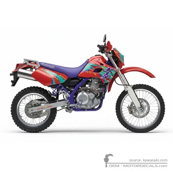 Kawasaki KLX650 1994 - Red