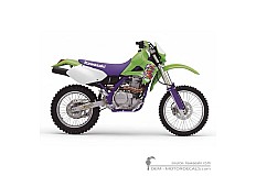 Stickers voor Kawasaki KLX650 R 1996 • Kawasaki OEM Stickers